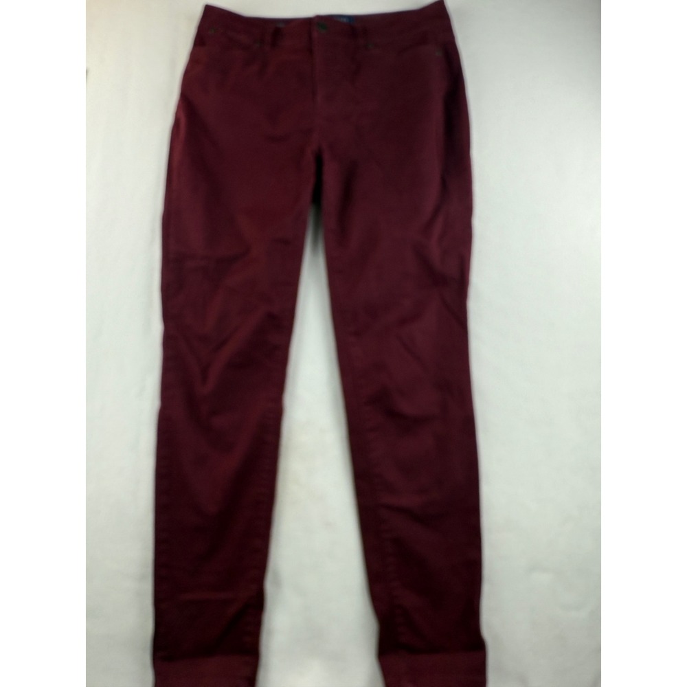 Talbots Simply Flattering Jeggings 5-Pocket Burgundy Women's‎ Size 8